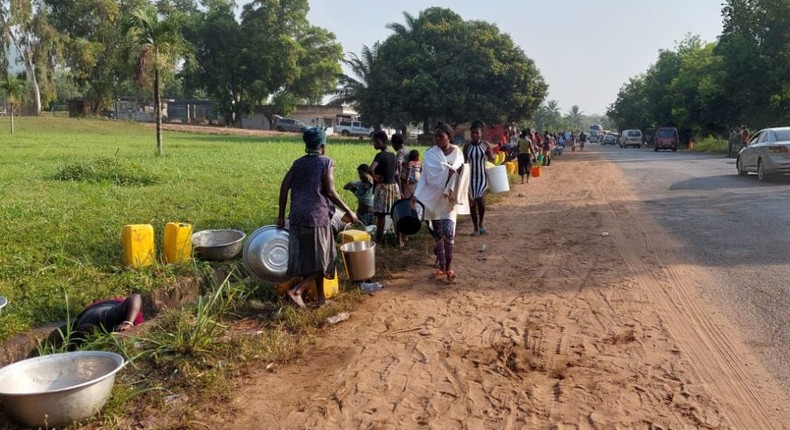 Residents of Juapong