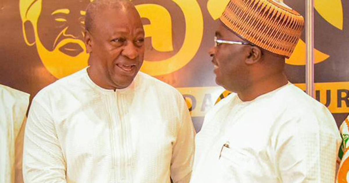 Ghanaians prefer Mahama to be President ahead of Bawumia in 2024 – Survey - Vimarsana News