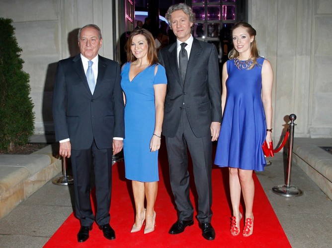 Zbigniew Niemczycki, Aldona Wejchert, Dariusz Mioduski i Wiktoria Wejchert