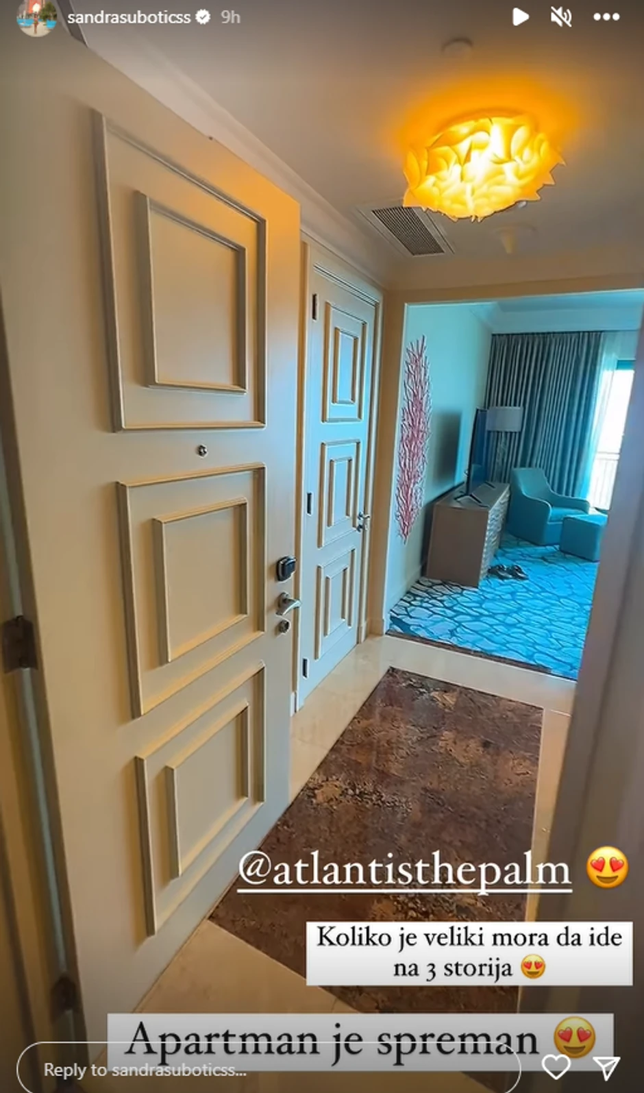 Aleksandra Subotić uživa u luksuzu