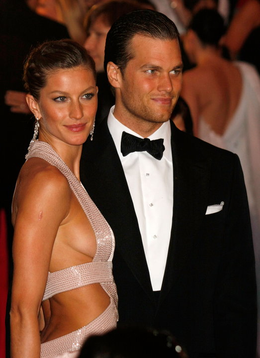 Gisele Bundchen i Tom Brady w 2008 r.