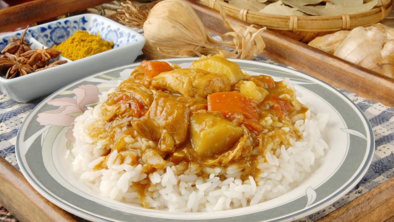 Indyk w sosie curry - przepis