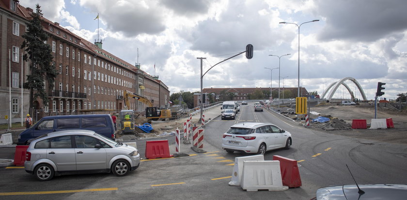 Utrudnienia w centrum Gdańska! Wszystko przez prace przy wiadukcie Biskupia Górka