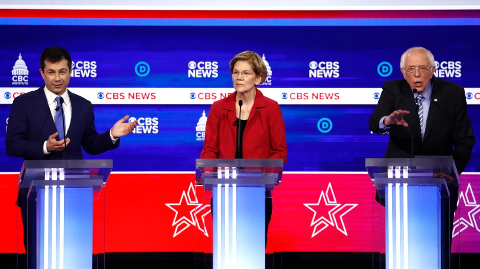 Pit Butidžed, Elizabet Voren i Berni Sanders