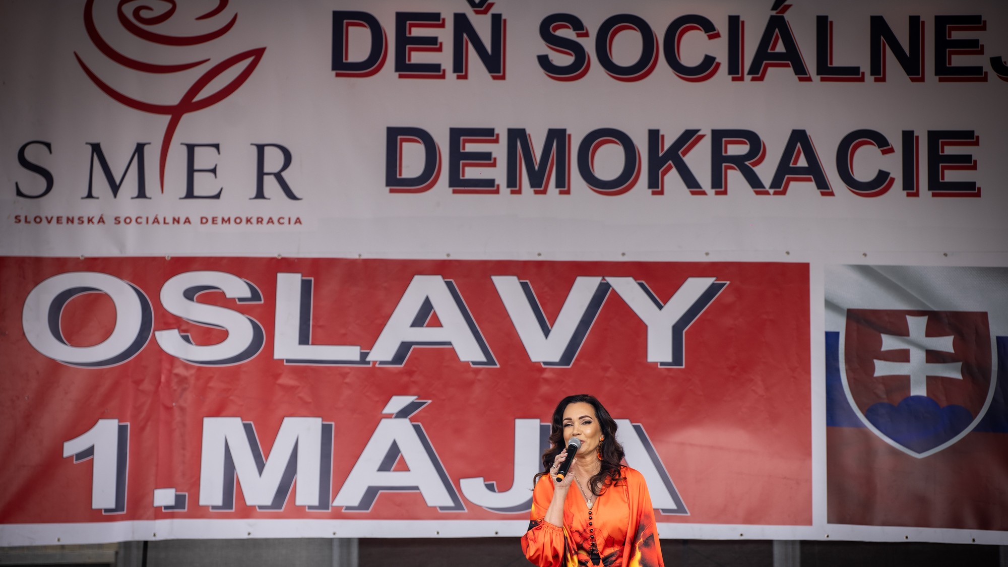 Smer-SD oslavy 1.mája v Bánovciach Nad Bebravou 1.5.2026