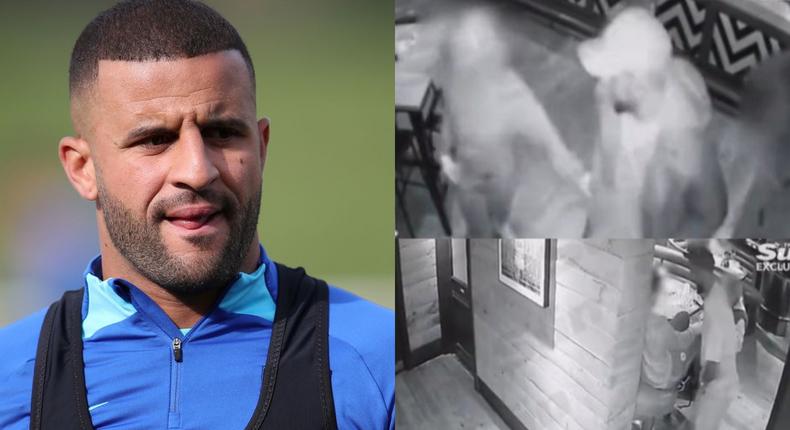 England star Kyle Walker caught on camera exposing manhood in bar