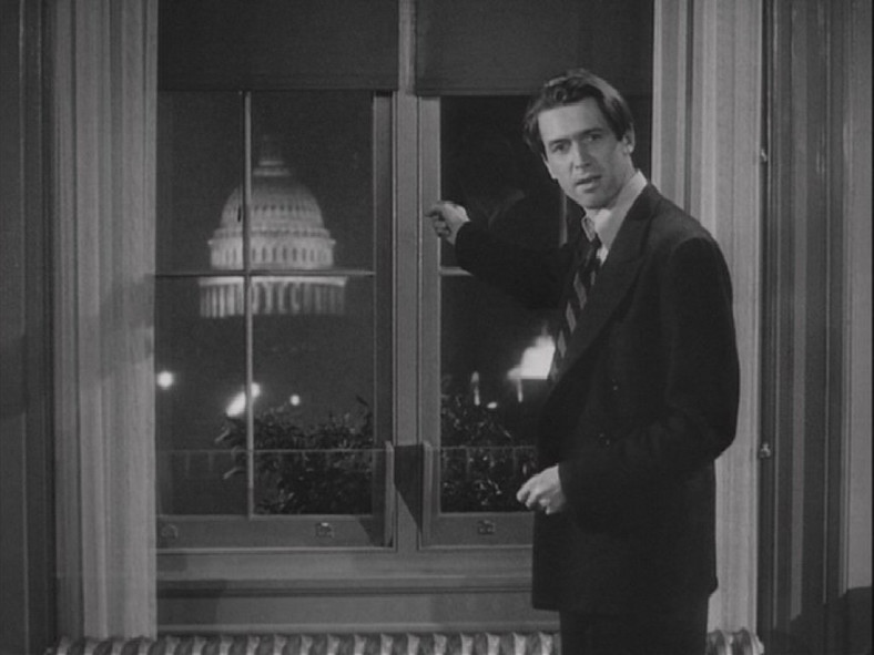 James Stewart jako Jefferson Smith w filmie "Pan Smith jedzie do Waszyngtonu"