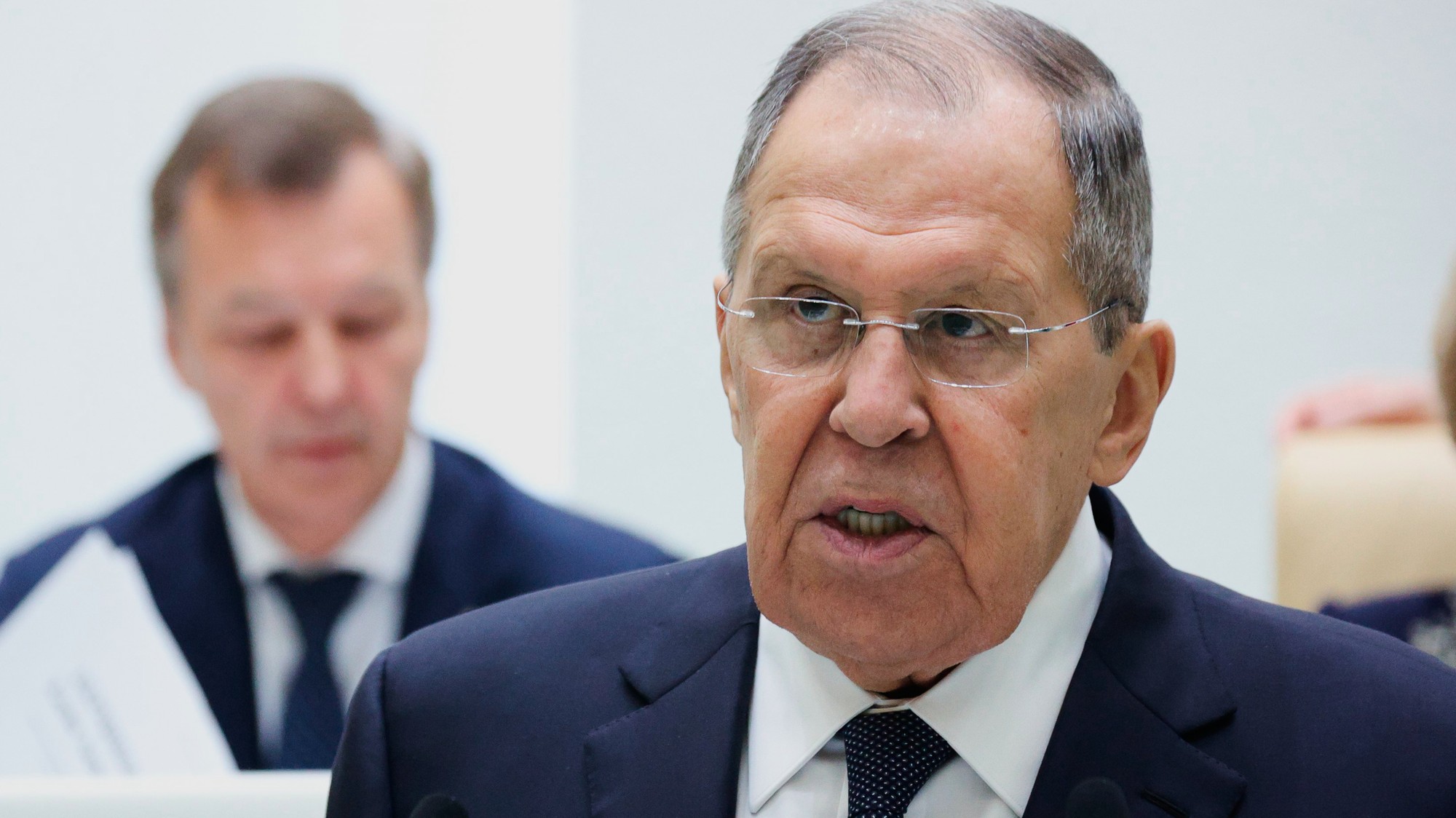 Ruský minister zahraničných vecí Sergej Lavrov. 