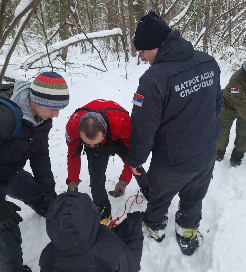 spašeni strani državljani na Fruškoj gori