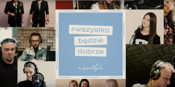 Kadr z teledysku "Wszystko będzie dobrze"