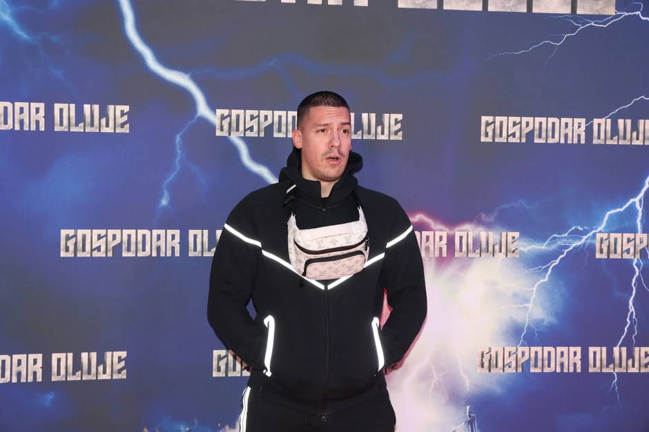 Baka Prase na premijeri filma