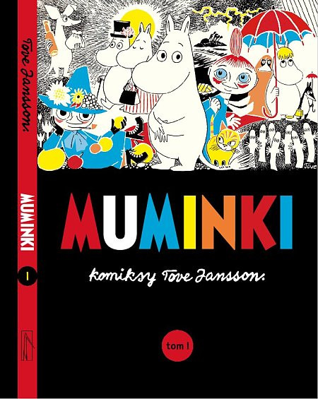 "Muminki. Komiksy Tove Jansson. Tom 1" (okładka)