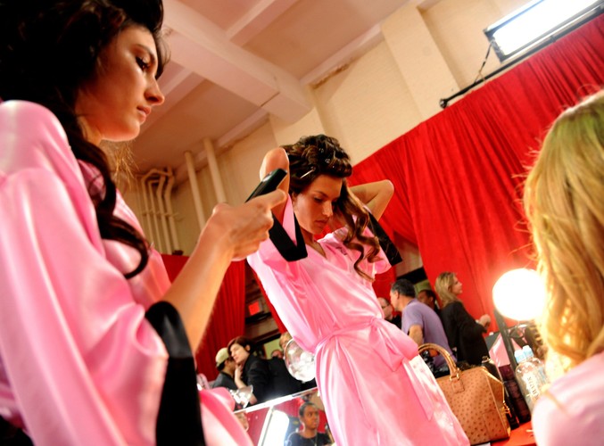 Kulisy pokazu bielizny marki Victoria’s Secret w Nowym Jorku 10 listopada 2010