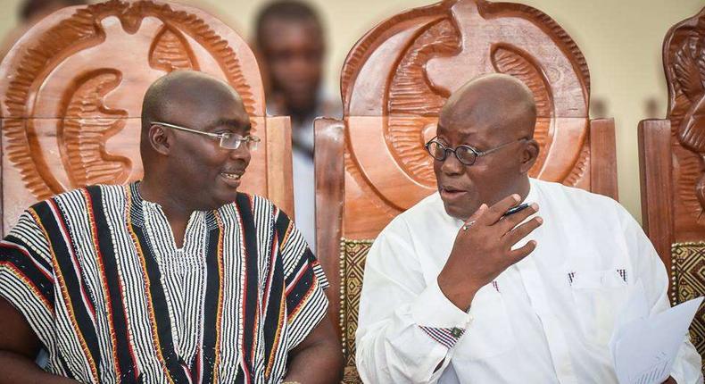 President Nana Addo Dankwa Akufo-Addo with Vice President Dr. Mahamudu Bawumia