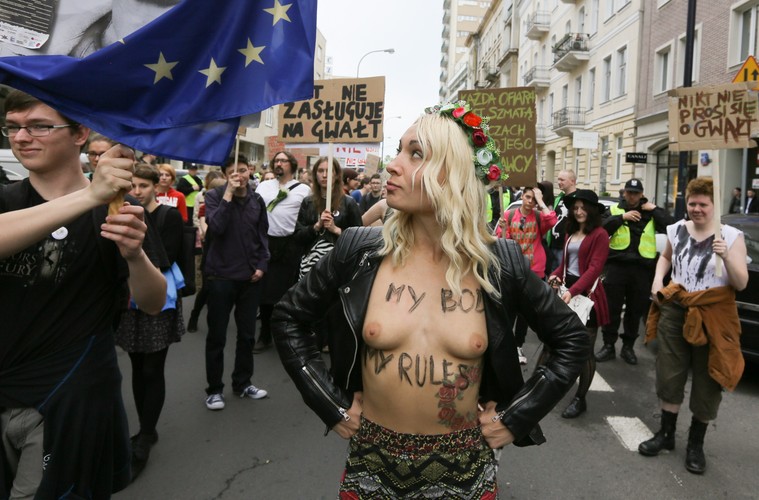 'Marsz Szmat' na ulicach Warszawy