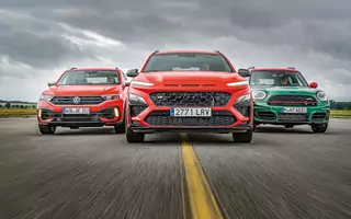 Hyundai Kona N w porównaniu z MINI Countrymanem JCW i VW T-Roc R