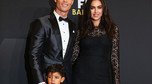 Cristiano Ronaldo z synem oraz Irina Shayk