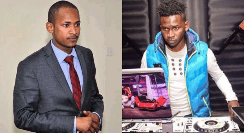 File image of Embakasi East MP Babu Owino and DJ Evolve