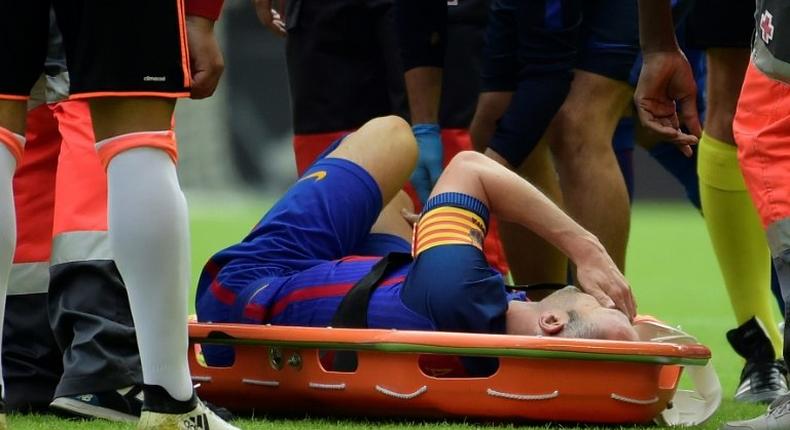 Andres Iniesta has returned to training following a month out with a knee injury