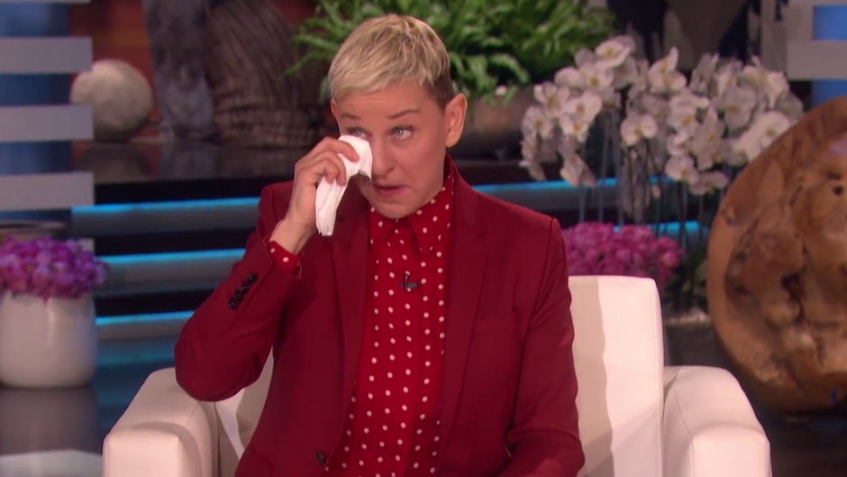 Ellen DeGeneres na planie swojego talk-show