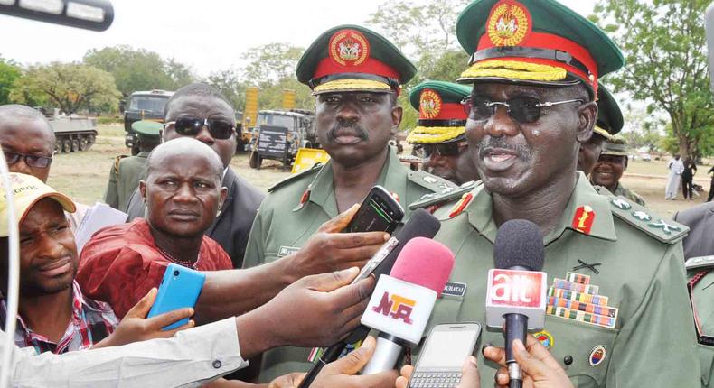 Lieutenant General Tukur Yusuf Buratai, Nigeria's Chief of Army Staff.