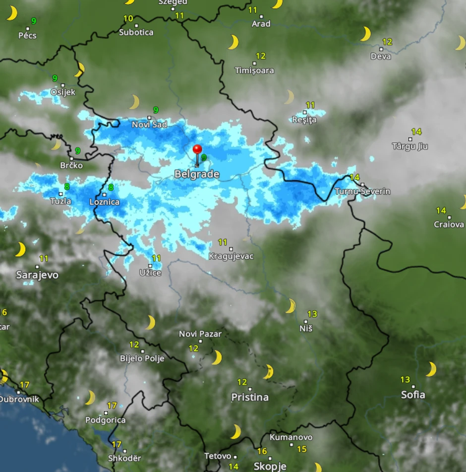 Radarski snimci u 21h