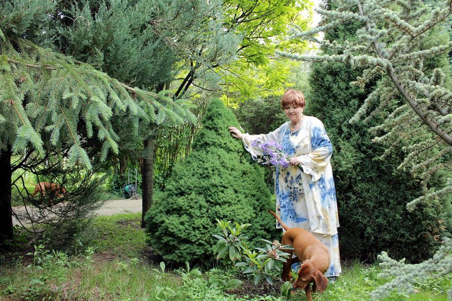 A Kossuth-díjas művésznő büszke volt az udvarán nevelt növényekre