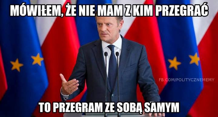 mem / źródło: Facebook/PolityczneMemy