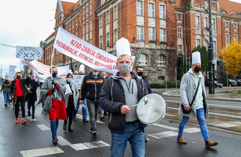 "Gastroprotest" w Gdańsku, 3 listopada