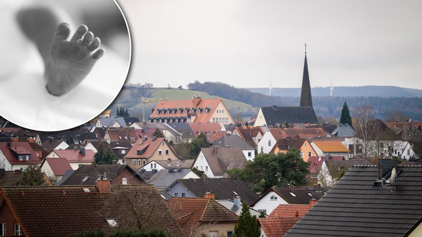 Germany, Heringen. The newborn's corpse in the freezer. Polka Monika Z. with allegations