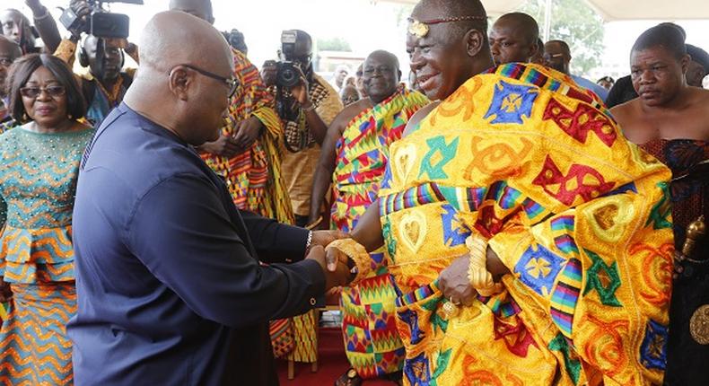 Asantehene and Nana Addo