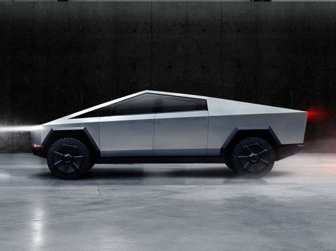 Elon Musk Drove The Controversial Tesla Cybertruck In Los Angeles