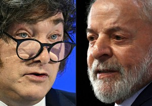 Havijer Milej i Luiz Inasijo Lula da Silva