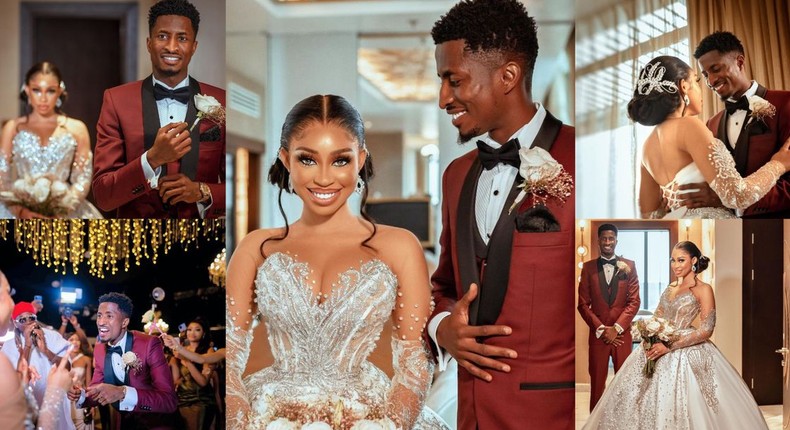 Peter Olayinka: Super Eagles star and Nollywood wife celebrate 2nd wedding anniversary