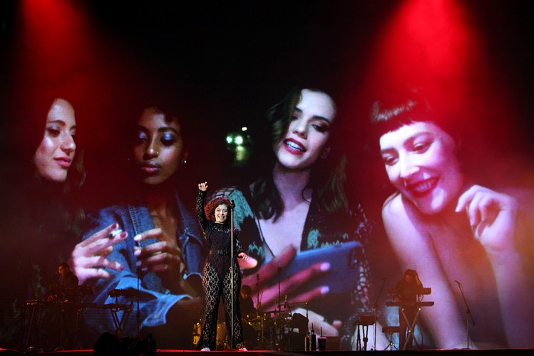 Lorde na festiwalu Open'er 2017. 01.07.2017.