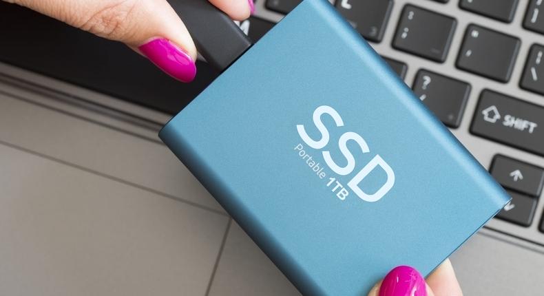 SSDs are small data storage devices that you can plug into your desktop or laptop.