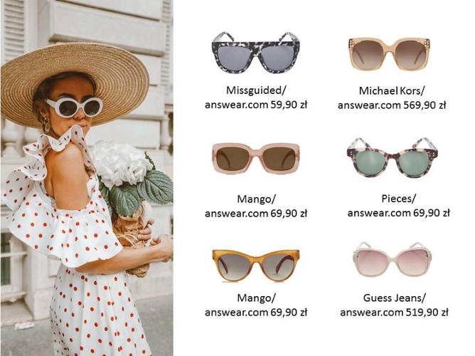 Modne okulary przeciwsłoneczne na lato 2018
