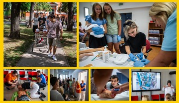 Minden nap megköszönik, hogy gyógyíthatnak - fiatalok kóstolhattak bele a "heimes" mindennapokba