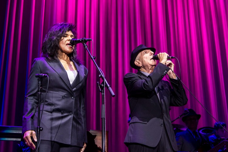 Leonard Cohen i Sharon Robinson w Łodzi