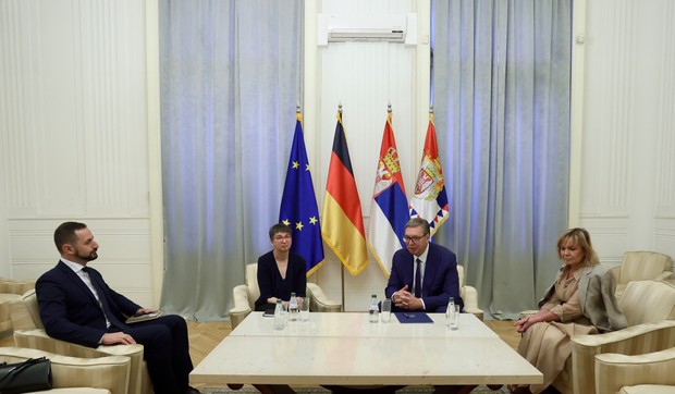 Anke Konrad i Aleksandar Vučić