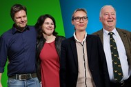 Robert Habeck, Annalena Baerbock, Alice Weidel, Alexander Gauland