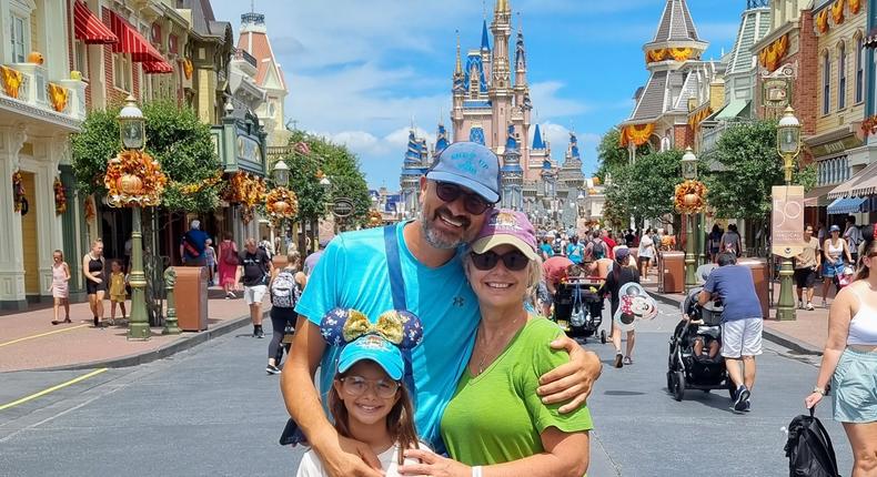 The author and her family at Magic Kingdom in Walt Disney World.Elizabeth Heath