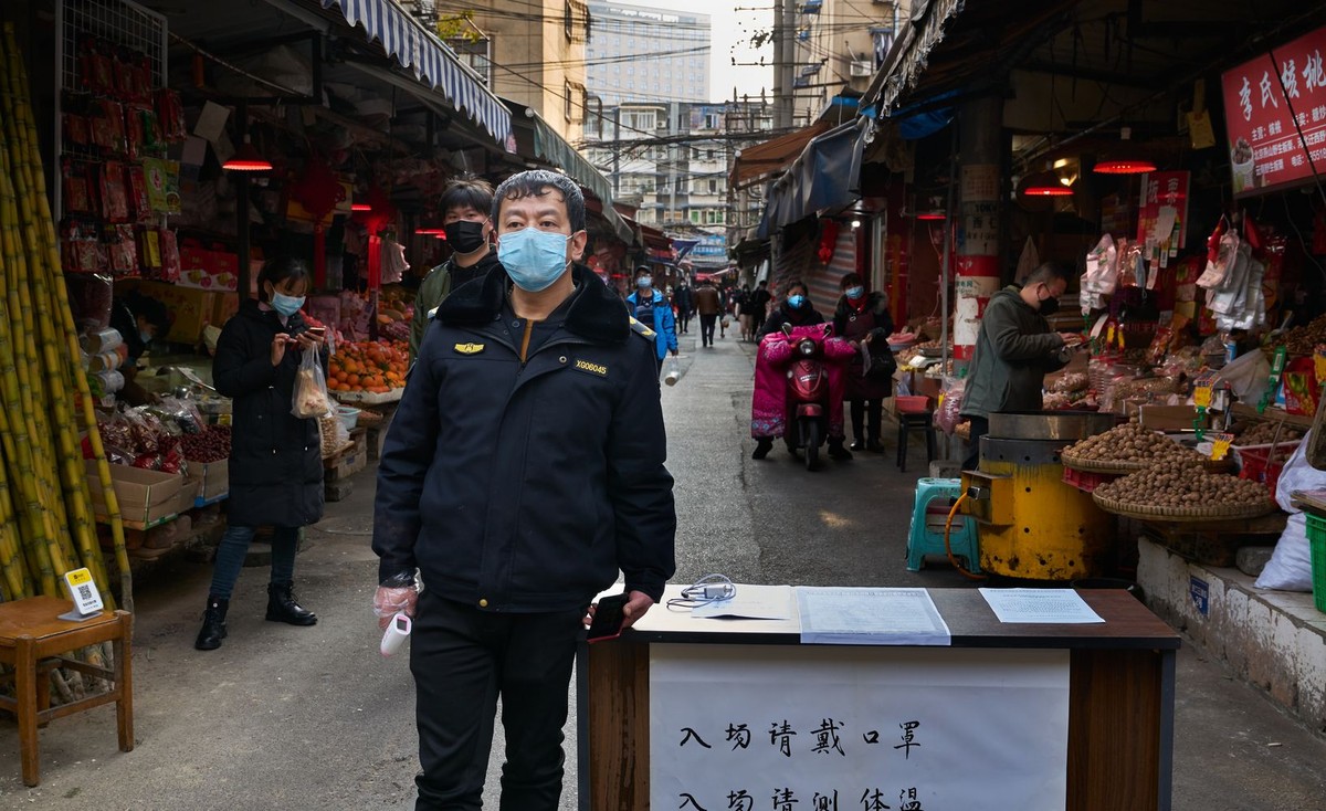 Chiński targ targowisko