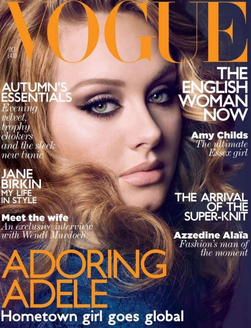 Adele brytyjski Vogue 2011