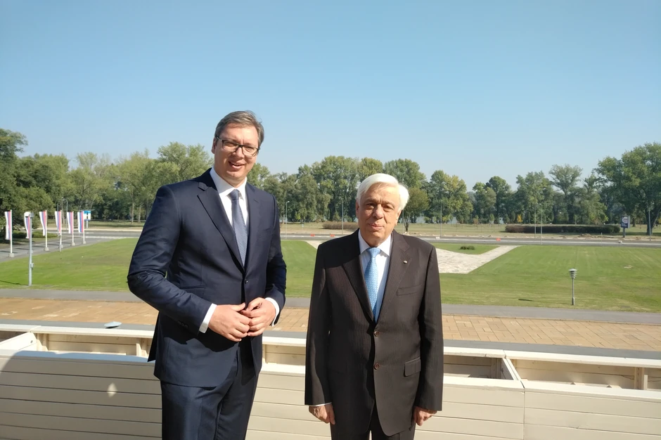 Aleksandar Vučić i Prokopis Pavlopulos