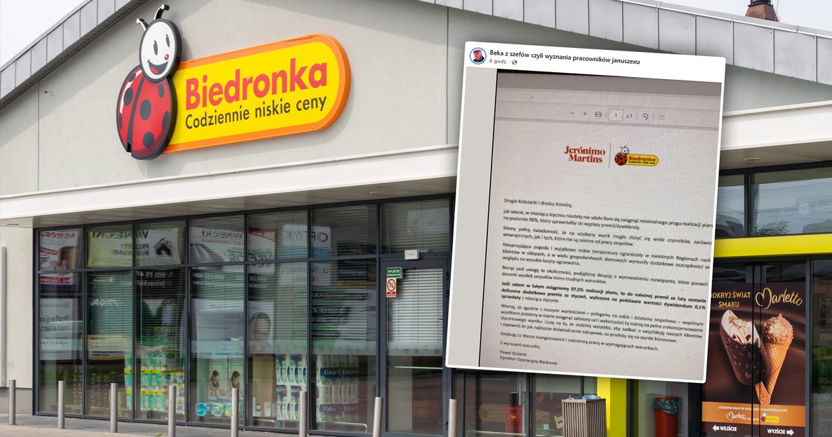 Biedronka nie wypłaci premii styczniowych – pracownicy w szoku