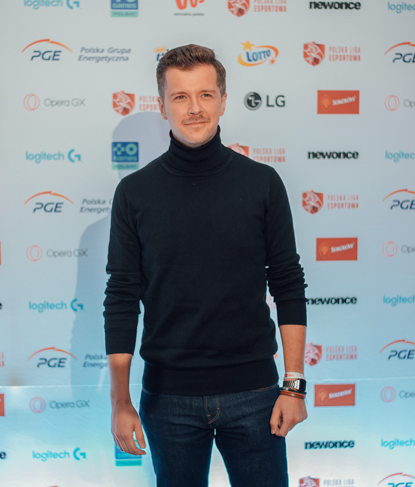 Gwiazdy na esportowej imprezie: Radosław Koterski