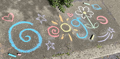 Wyszukiwarka Google z okolicznościowym logo na Dzień Dziecka