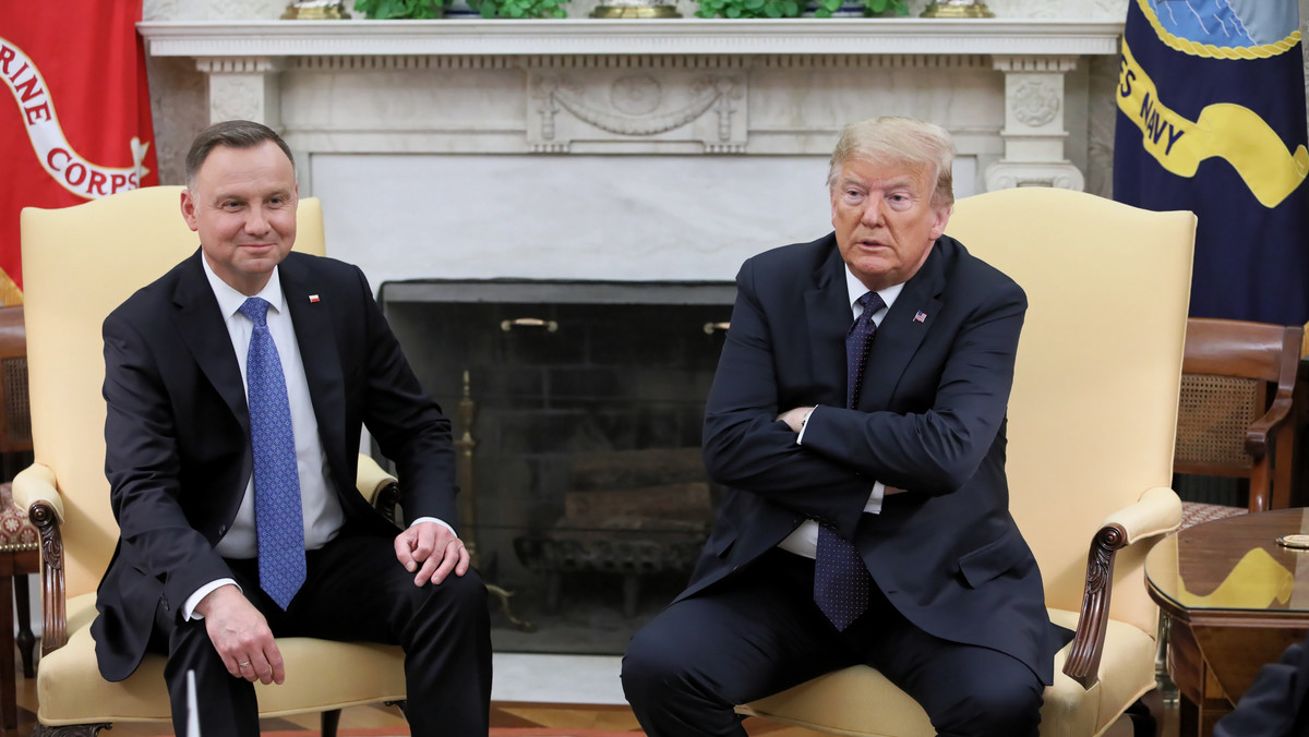 Spotkanie Trump - Duda. Trump chwali Polskę za "czujne starania o utrzymanie rządów prawa"