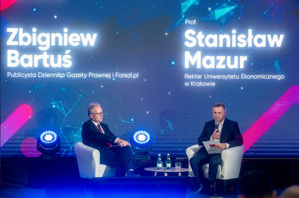 Stanisław Mazur, rektor Uniwersytetu Eknomicznego w Krakowie, członek Konferencji Rektorów Uczelni Ekonomicznych (KRUE)